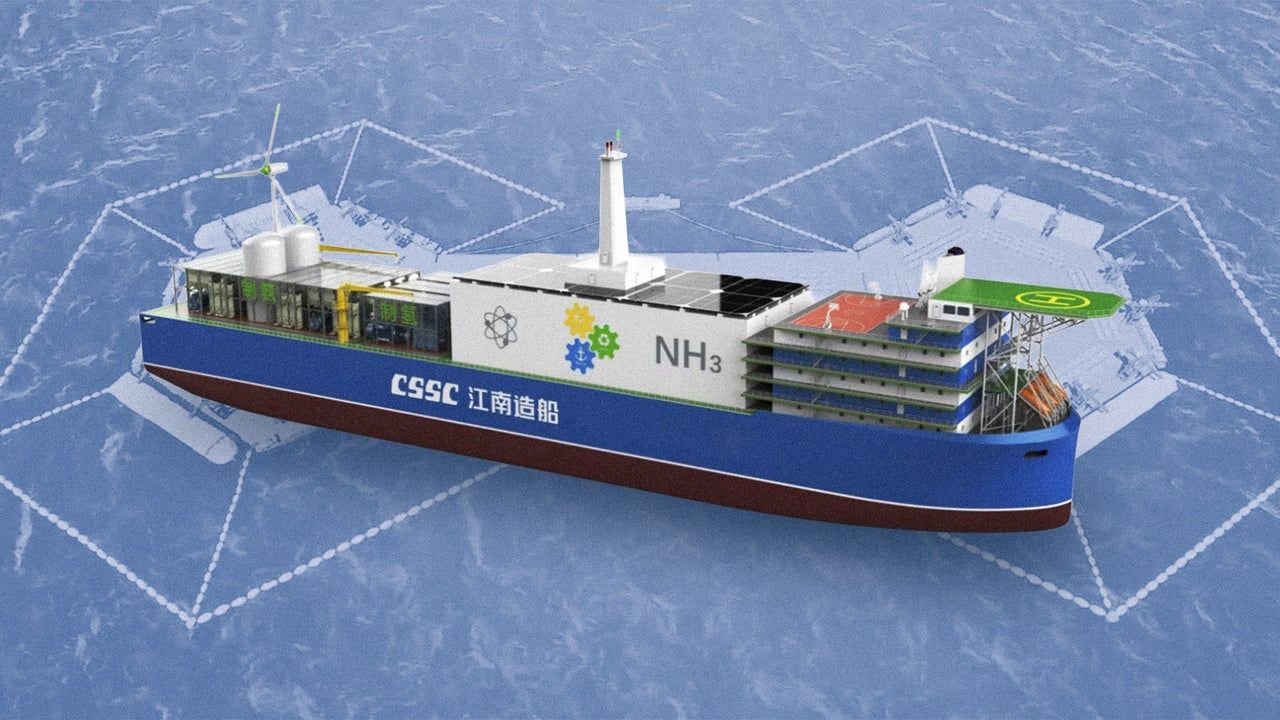 Jiangnan projeta porto flutuante nuclear para dominar rotas marítimas