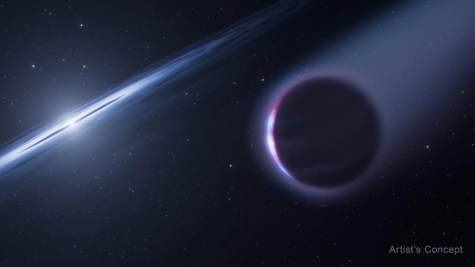 Astrônomos detectam possível planeta formado por 'lixo' estelar