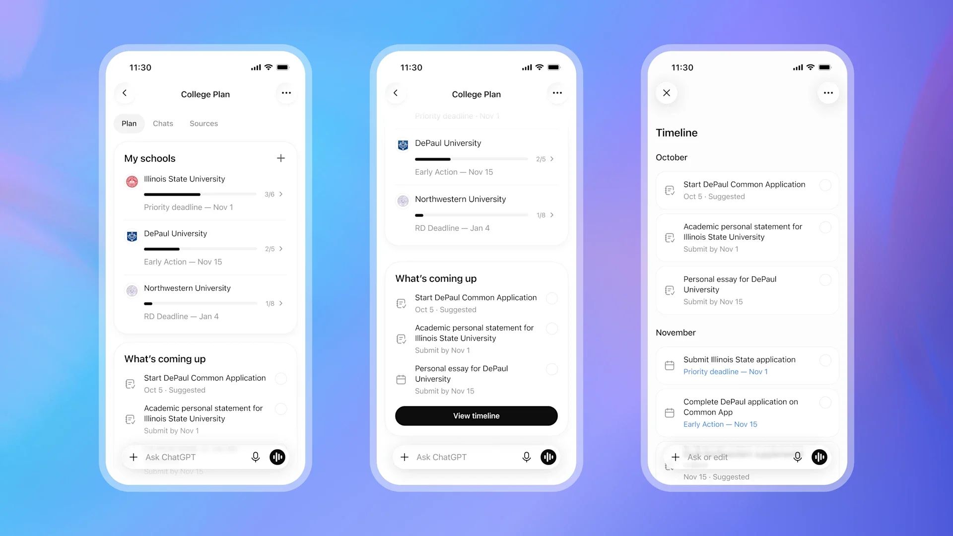 OpenAI lança ferramenta de planejamento universitário para menores