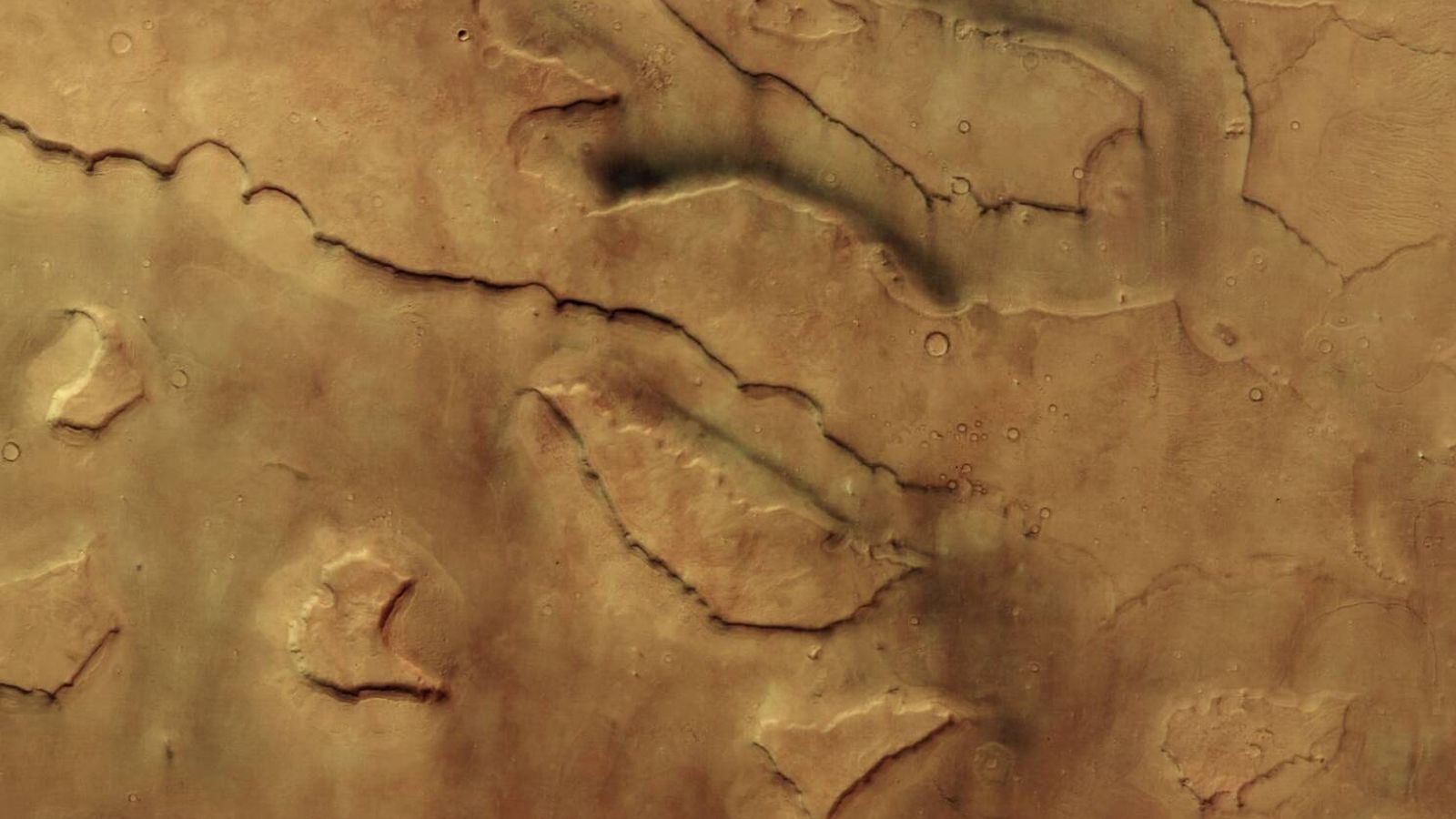 Mars Express registra 30 redemoinhos de poeira em Marte — e revela dinâmica atmosférica