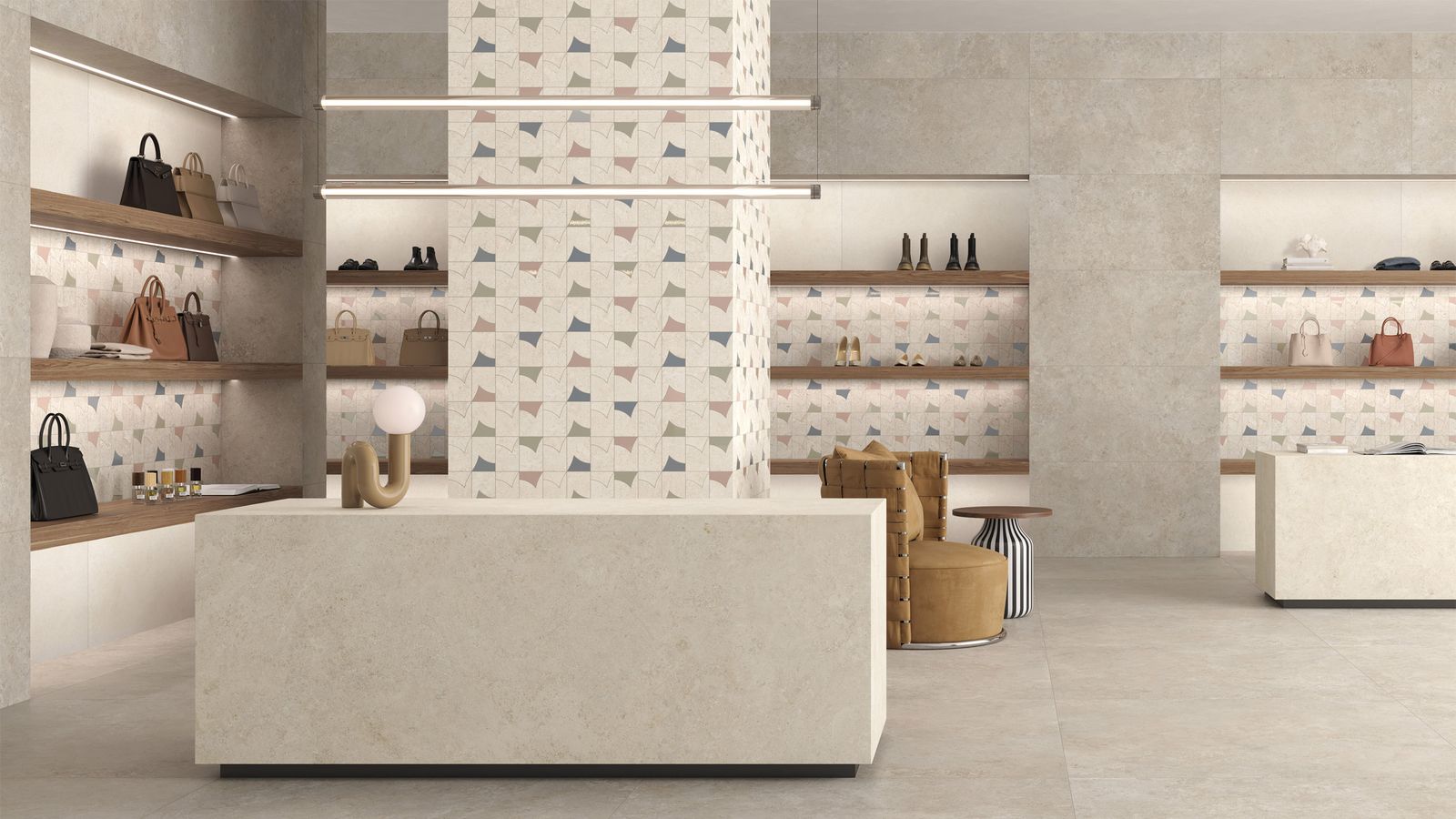 Keope lança Grace Atelier, 3 superfícies de pedra para interiores
