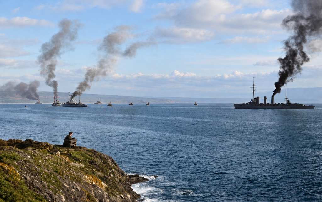 Frota alemã afundada em 1919 vira tesouro nuclear um século depois