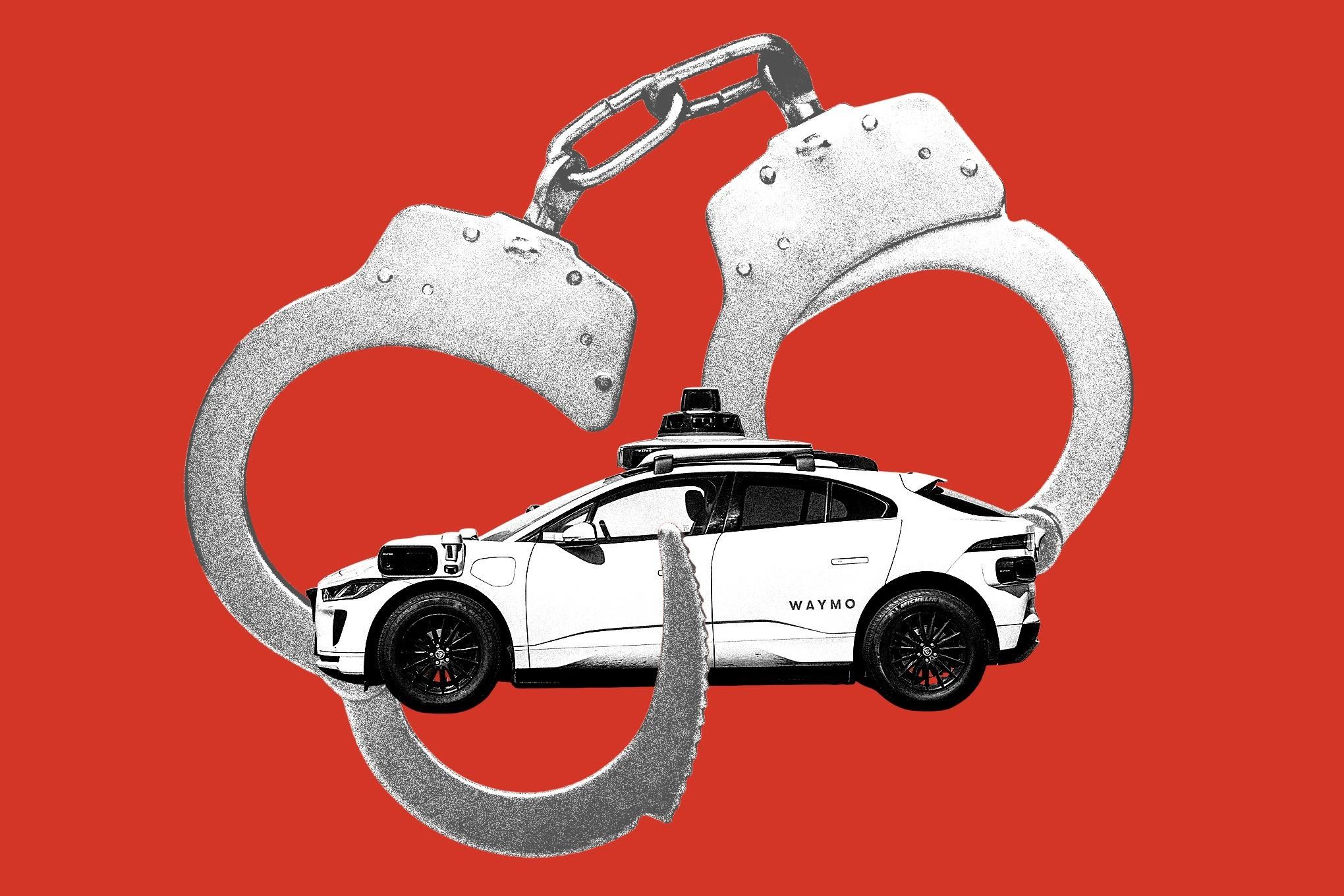 O robotáxi que virou viatura