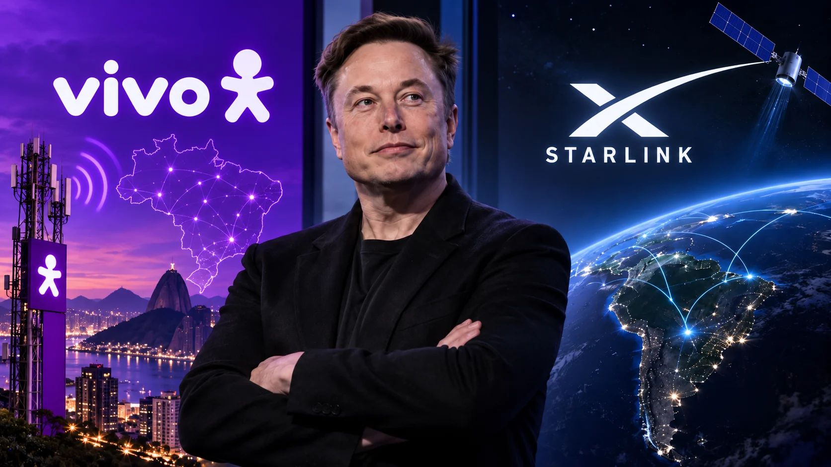 Starlink promete 5G direto no celular, mas Brasil ainda espera oferta