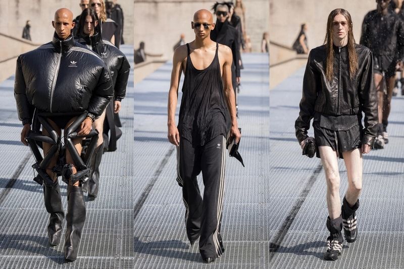 Rick Owens integra tecnologia de resfriamento da Adidas em desfile distópico na SS27
