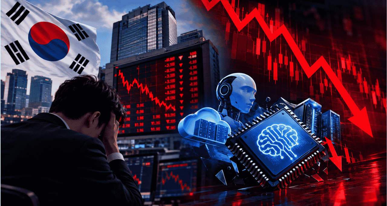 IA: Concorrência chinesa derruba bolsa sul-coreana 7% no intraday