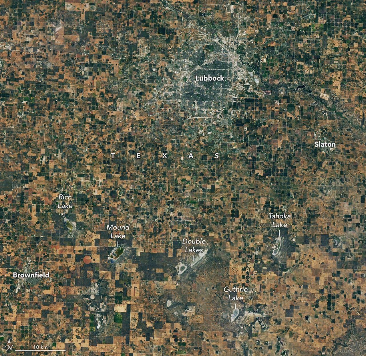 Seca no Texas: NASA e agricultores buscam saídas para crise hídrica no algodão