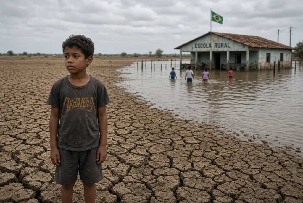 El Niño ameaça 30 milhões de crianças brasileiras com riscos climáticos