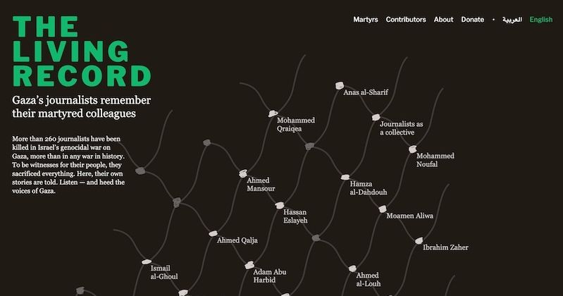 As vozes de Gaza: um arquivo contra o esquecimento