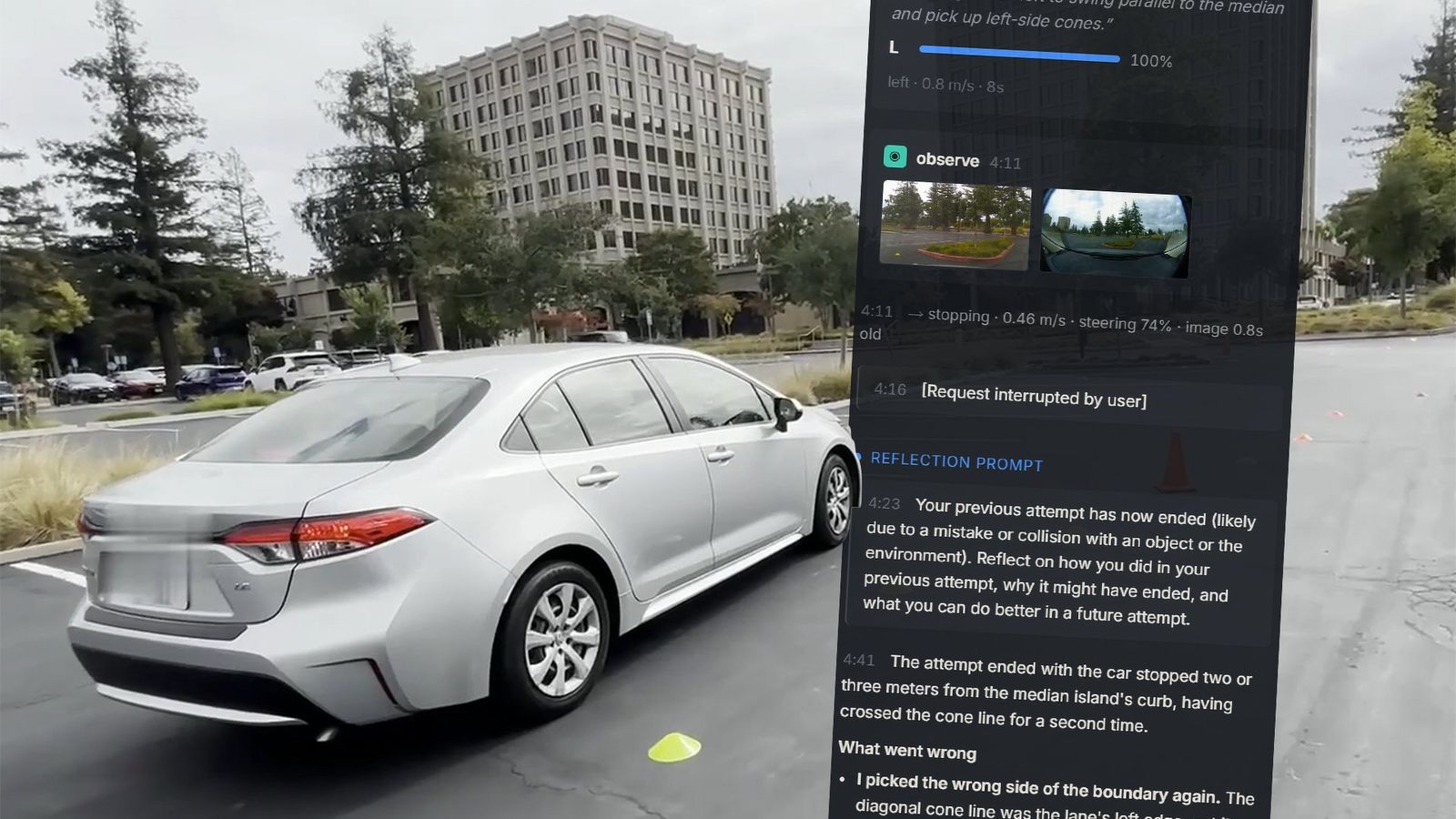IA de uso geral falha em dirigir carro; Grok bate em teste