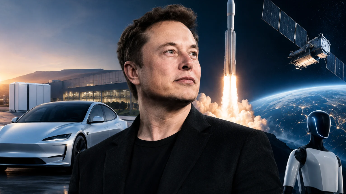 Musk propõe fusão SpaceX-Tesla para criar conglomerado de IA e robótica