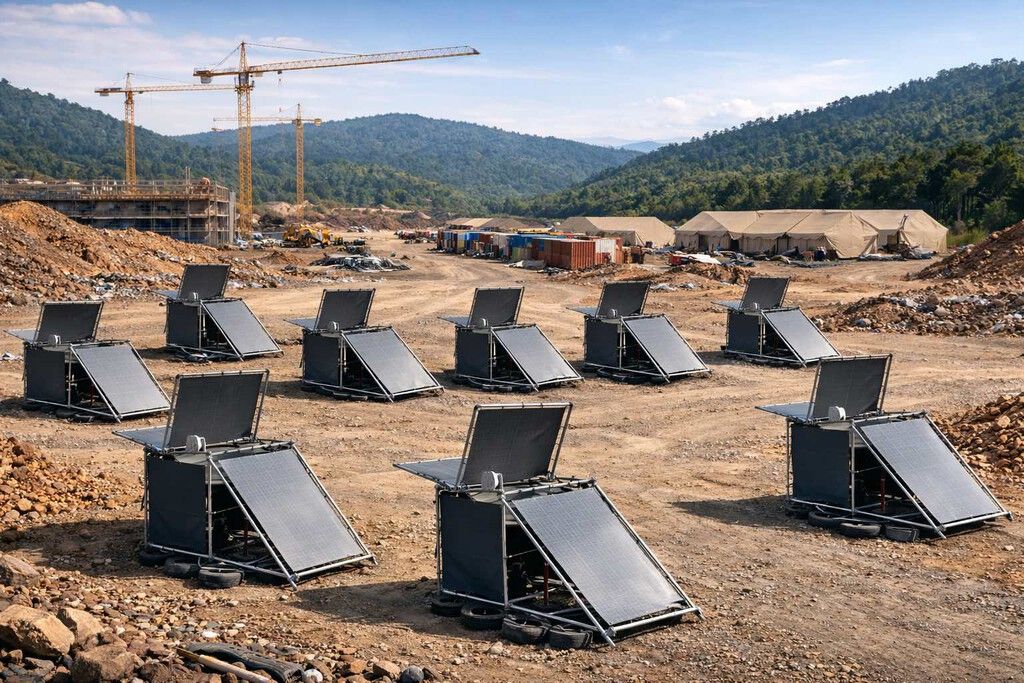 Wind to Watt propõe turbina eólica modular sem necessidade de concreto