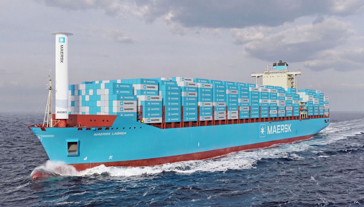 Maersk busca no vento a força para descarbonizar sua frota