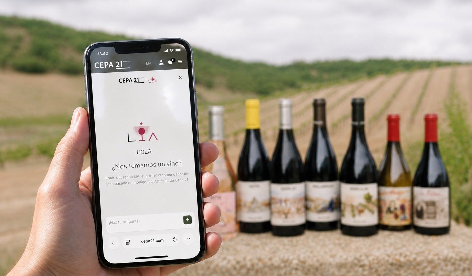 Cepa 21 lança LIA, seu assistente de vinhos com IA