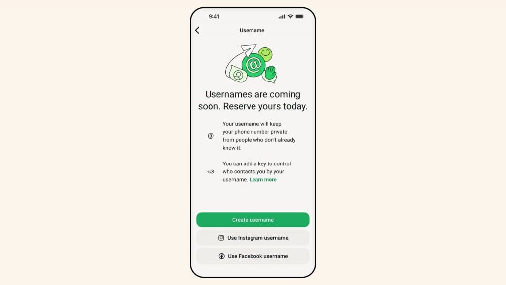 WhatsApp permite reserva de nomes de usuário — fim da exposição do número de telefone?