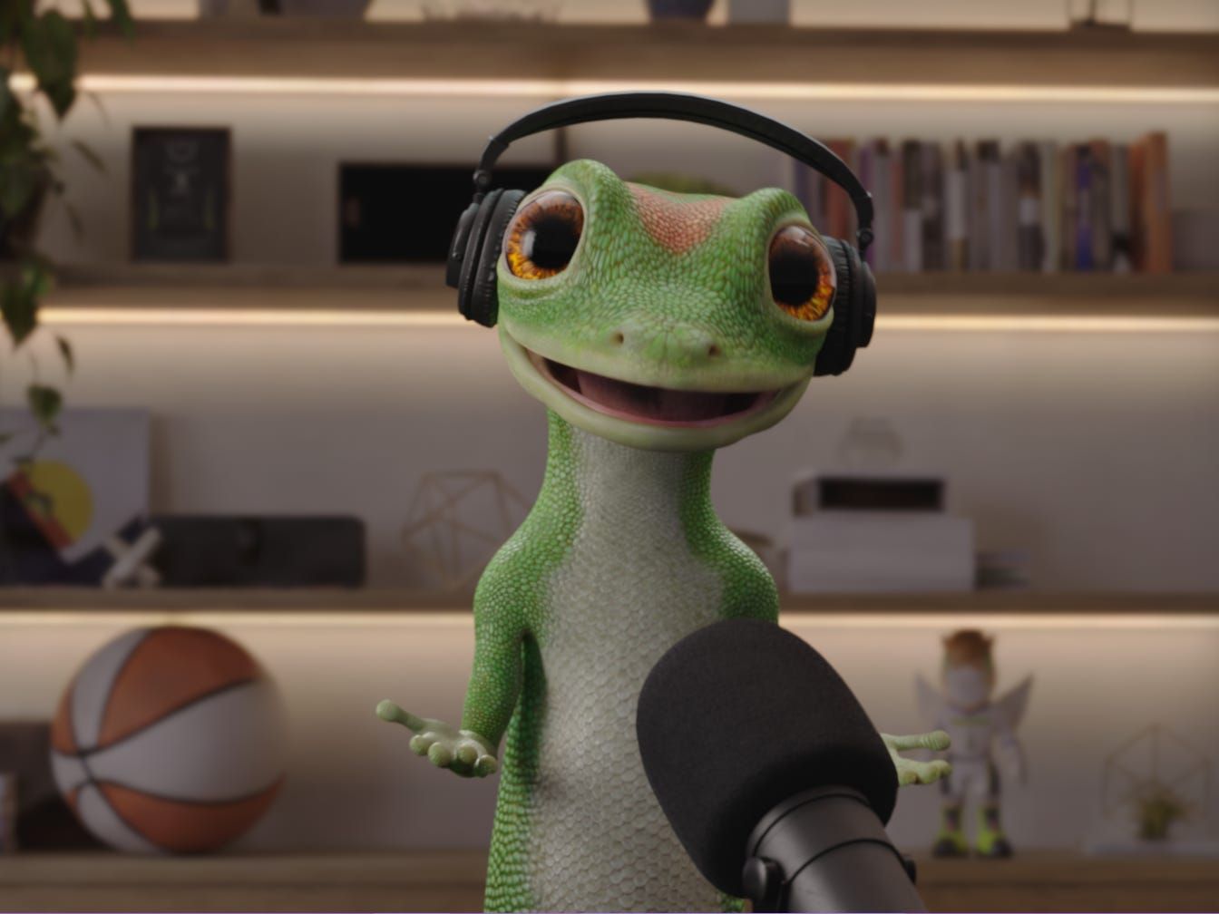 Geico moderniza mascote icônico com IA para entrevistas em tempo real