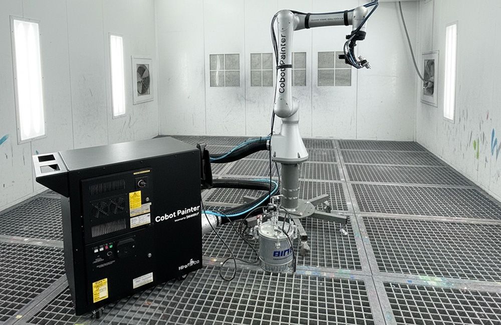 Hirebotics lança robô colaborativo para pintura industrial com interface sem código