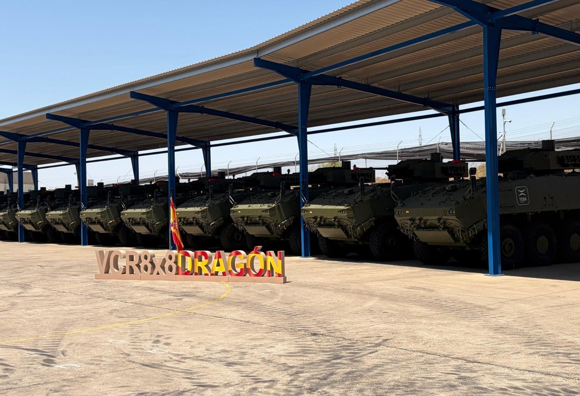 Tess Defence acelera produção e entrega 84 blindados 8x8 ao Exército espanhol