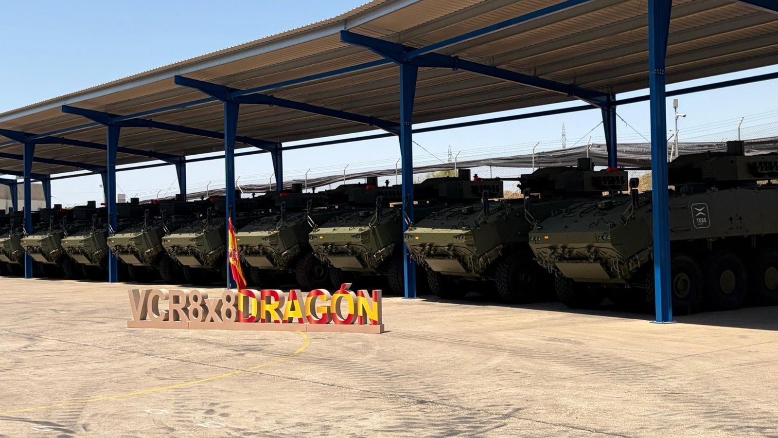 Tess Defence acelera produção e entrega 84 blindados 8x8 ao Exército espanhol