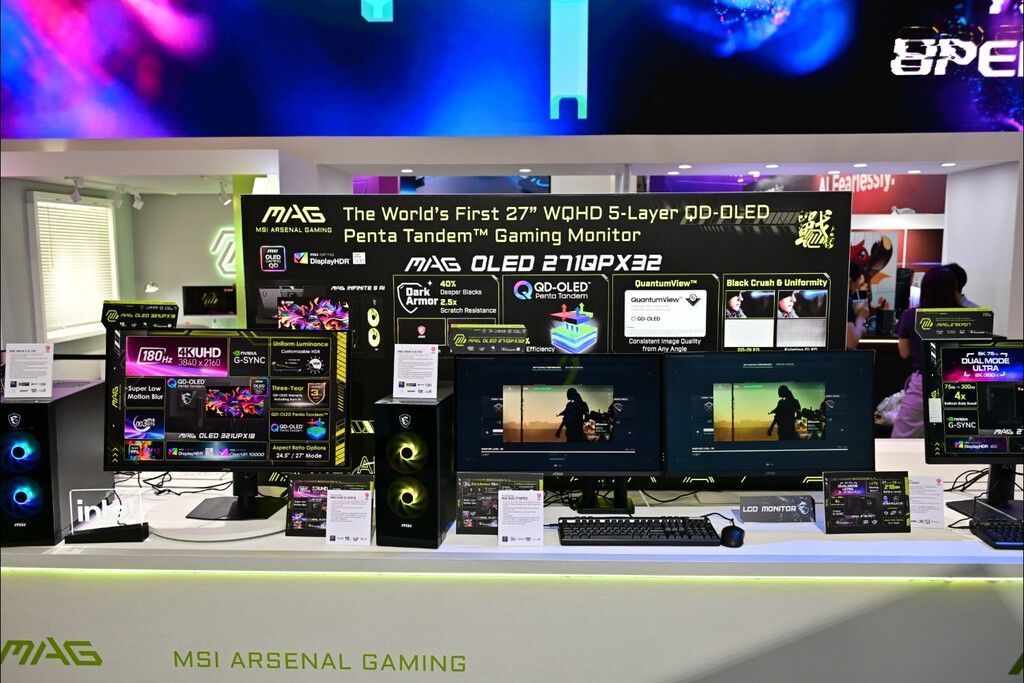 MSI aposta na versatilidade extrema com novos monitores QD-OLED de tripla resolução
