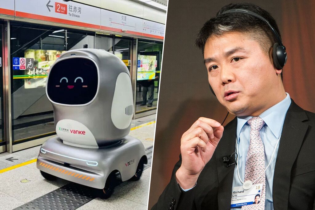 Richard Liu prepara transição de 700 mil funcionários da JD.com para robótica