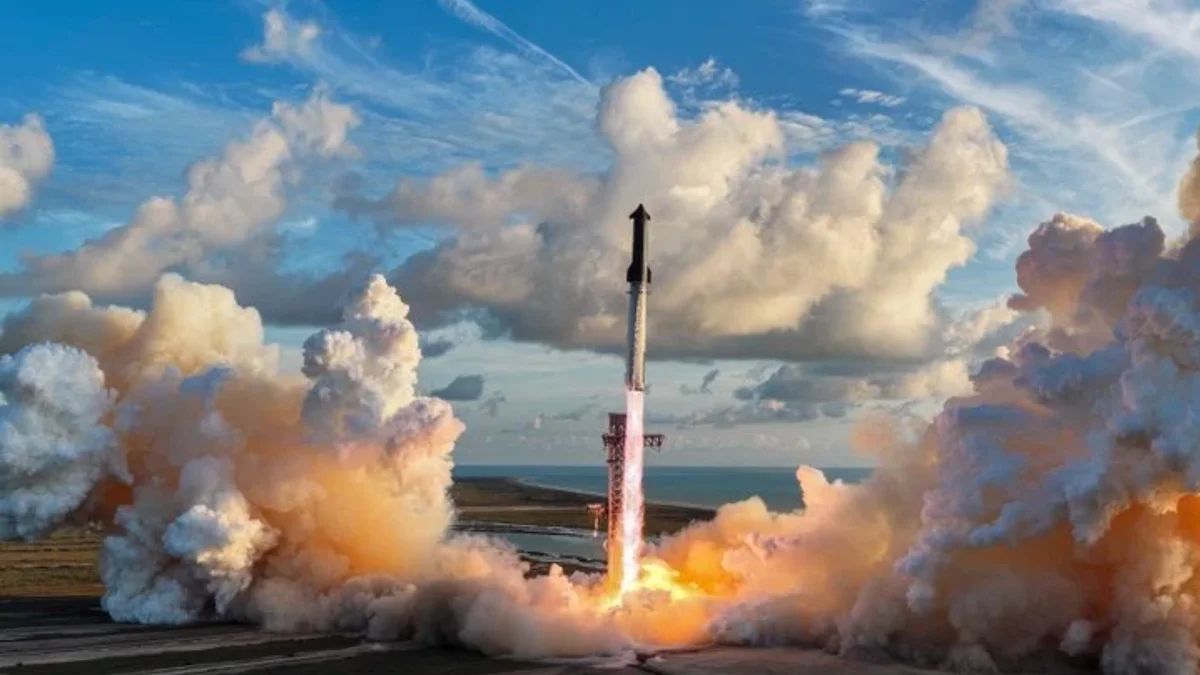 Starship lança 26 satélites Starlink em voo orbital inédito