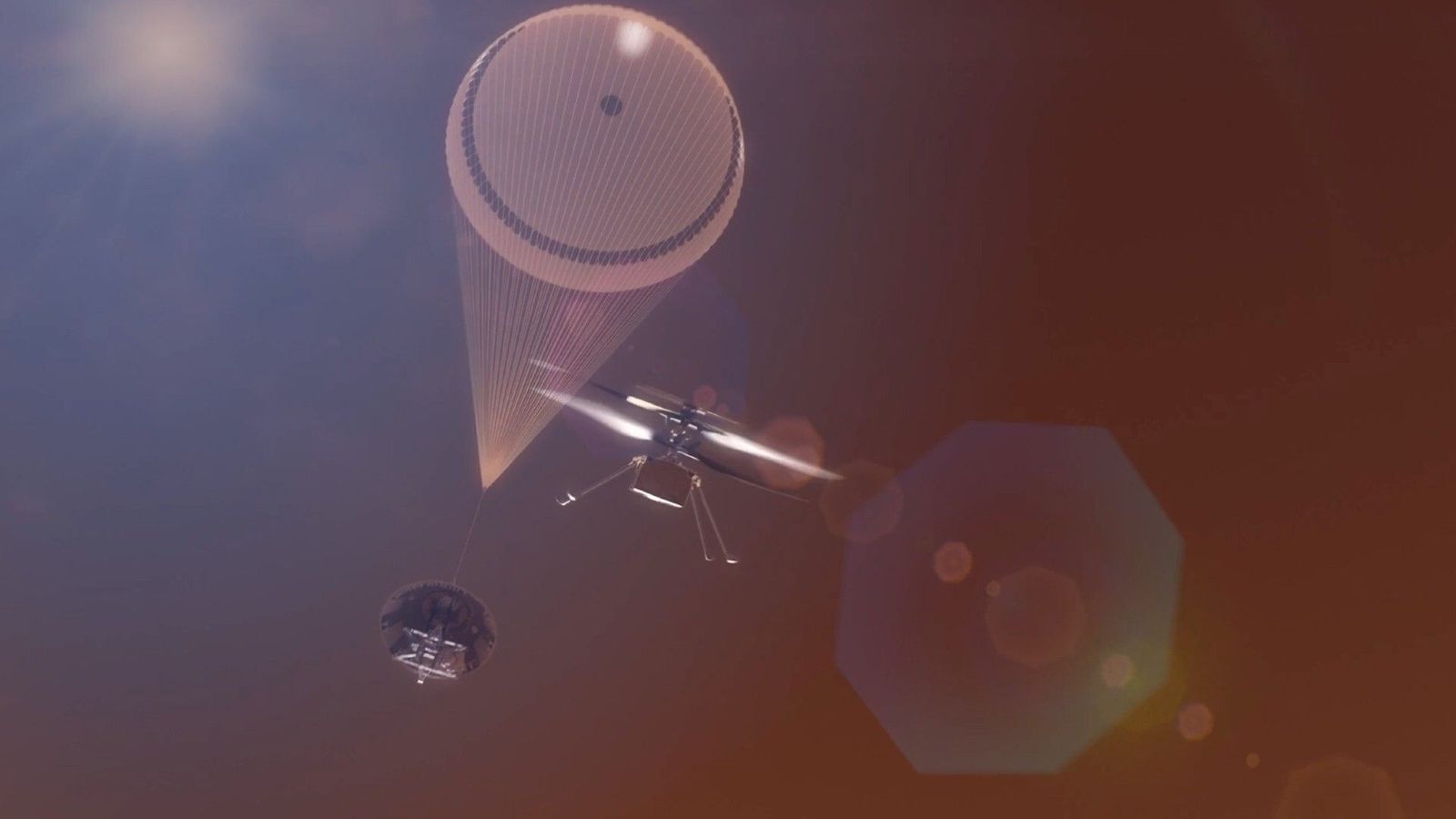 Conceito da NASA prevê helicópteros para mapear gelo e explorar Marte