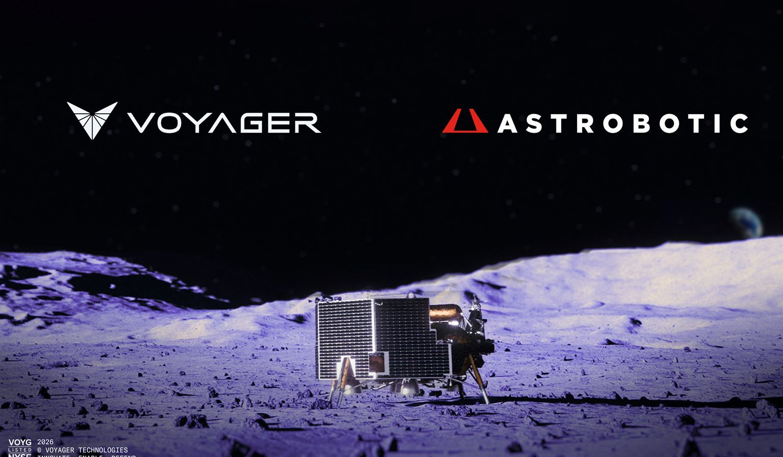 Voyager Technologies compra Astrobotic — aposta na economia lunar ganha tração