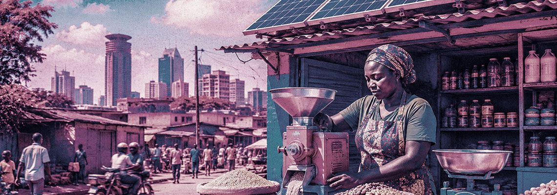Agsol transforma microempreendedorismo no Quênia com moinhos solares