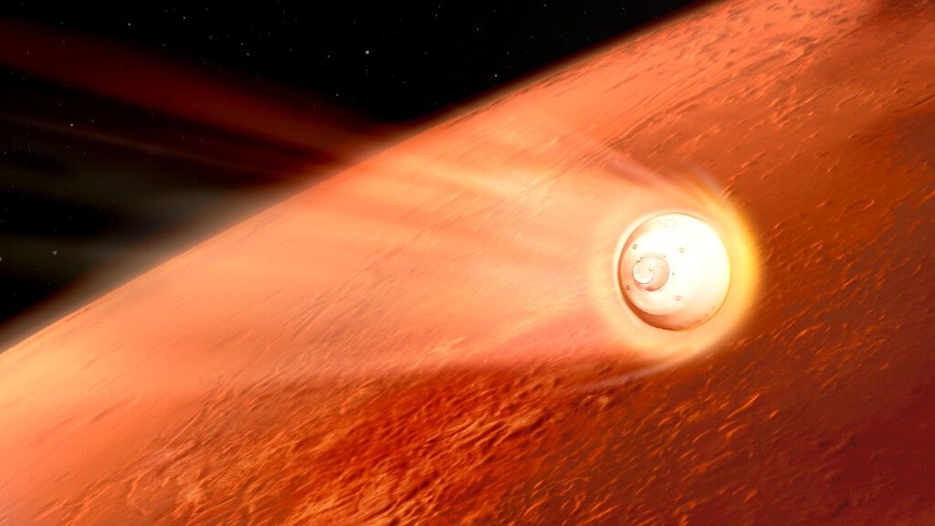 Chuva de sucata em Marte revisa fórmulas de impacto planetário