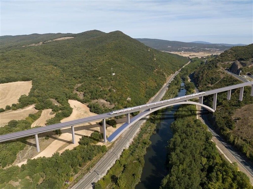 AVE Burgos-Vitoria: 7 viadutos em 7 km para vencer desafios de engenharia