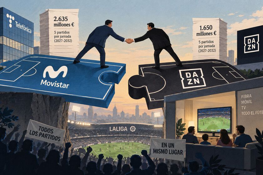 Telefônica abre a carteira por LaLiga: o futebol como fortaleza