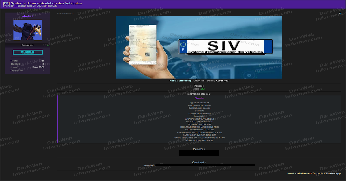 Ameaça ao SIV francês expõe vulnerabilidade de sistemas de registro de veículos
