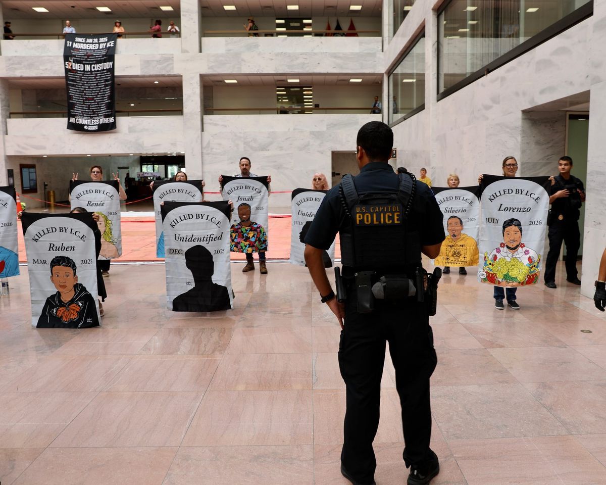 Retratos contra o poder: a arte que levou ativistas à prisão em D.C.