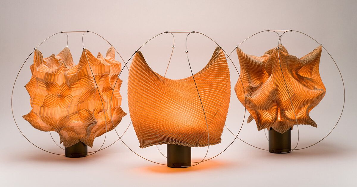 A-POC ABLE ISSEY MIYAKE funde tecnologia têxtil e design de luz em série escultural