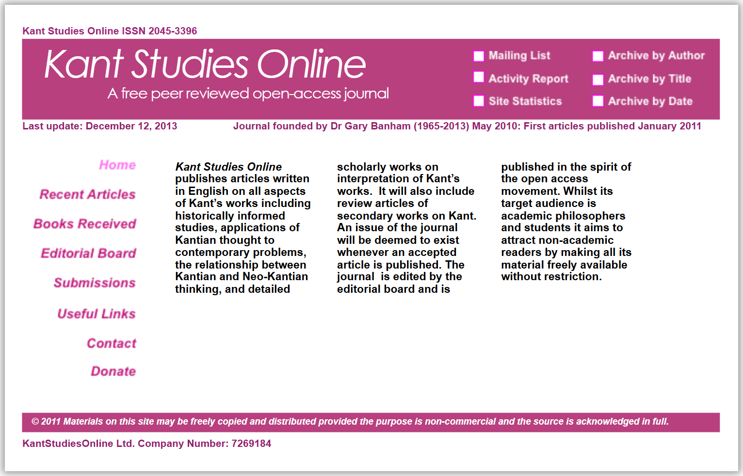 Desaparecimento de Kant Studies Online expõe fragilidade do saber digital