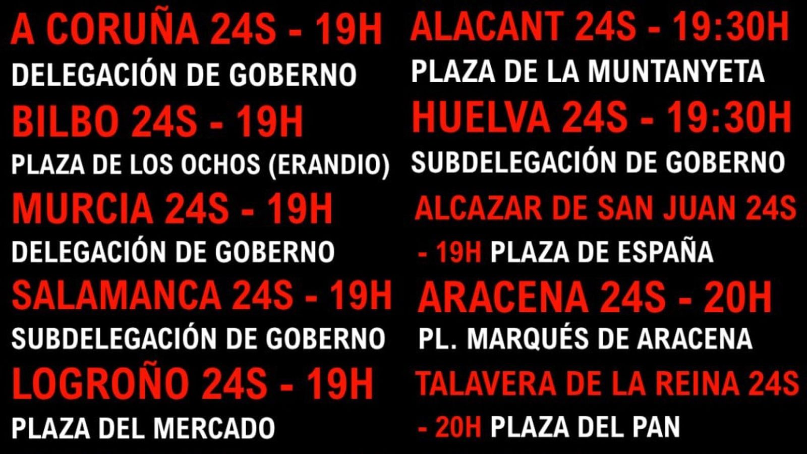 Desocupação de idosa na Espanha gera onda de protestos em 16 cidades