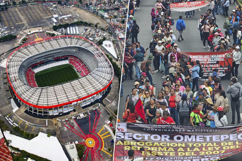 México blinda estádio Azteca enquanto protestos marcam abertura da Copa do Mundo
