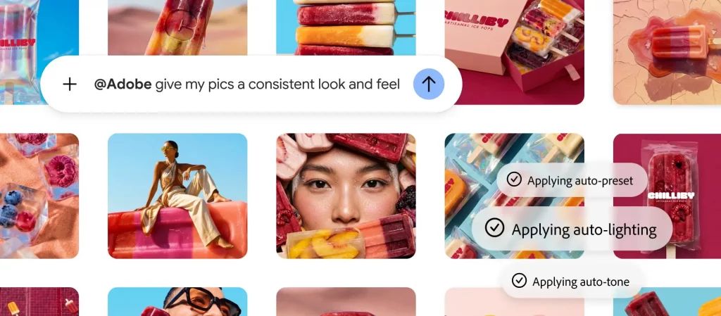 Adobe turbina IA com Photoshop e Lightroom no Gemini e Claude