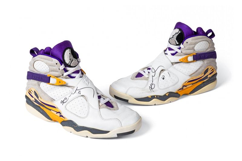 Air Jordan 8 autografado de Kobe Bryant: o sneaker que vale milhões