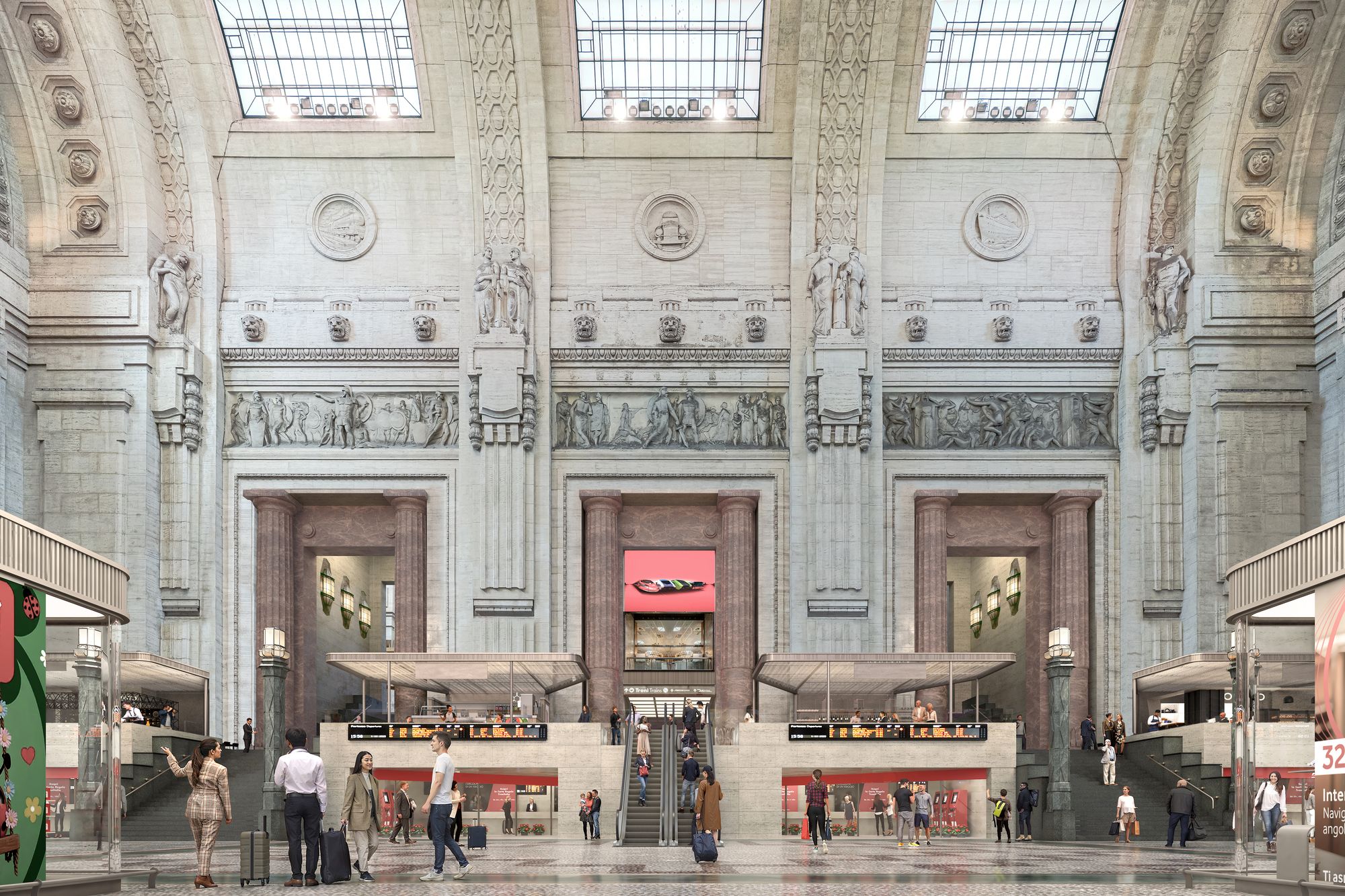 Park redesenha interiores da Milano Centrale — um marco da era fascista