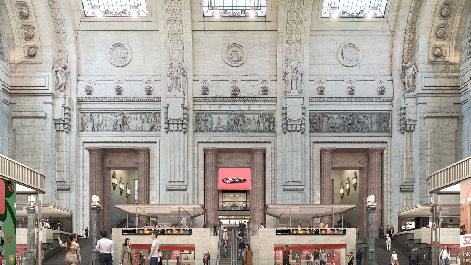 Park redesenha interiores da Milano Centrale — um marco da era fascista
