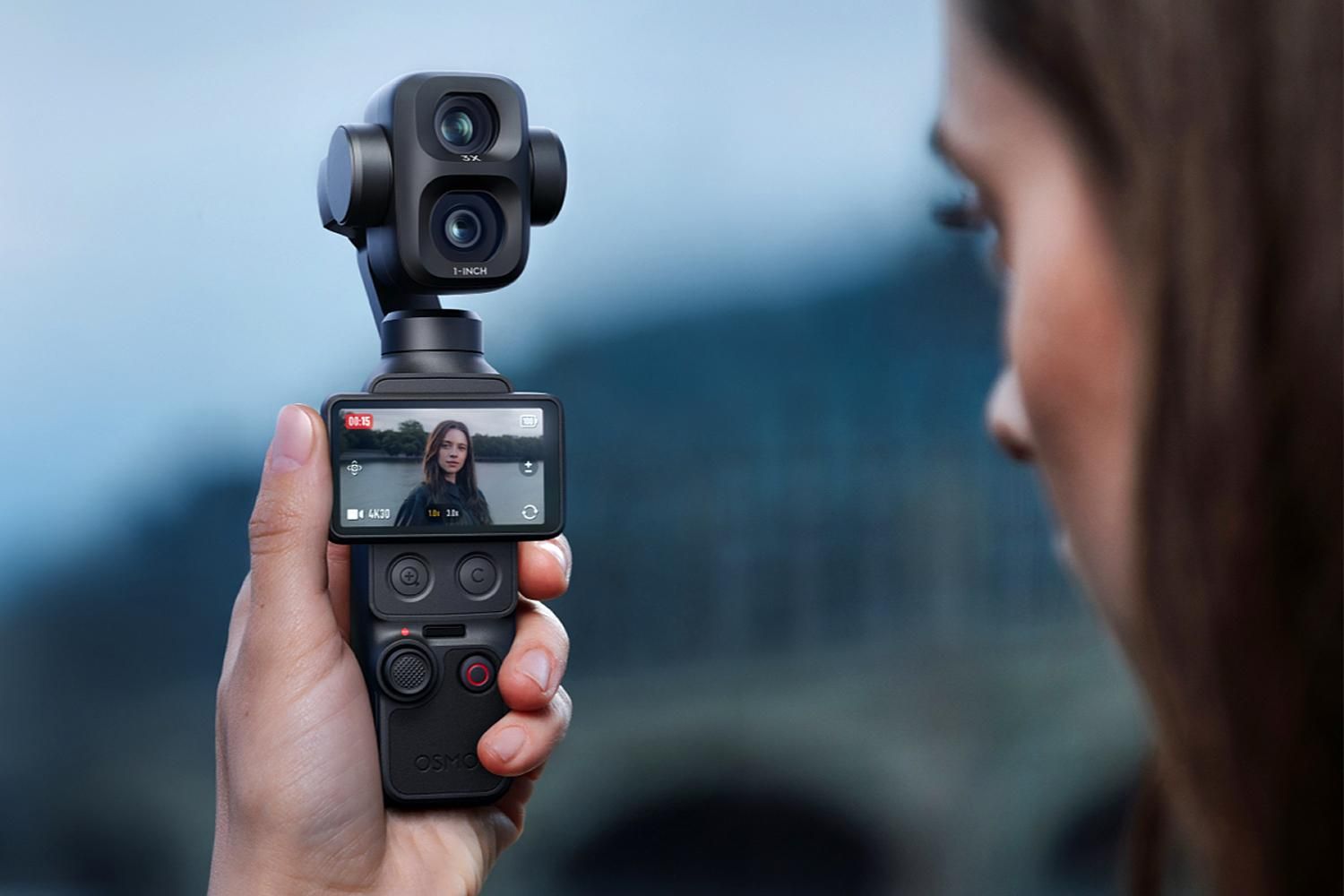 DJI desafia Insta360 com nova Osmo Pocket 4P — aposta em sensor de 1 polegada