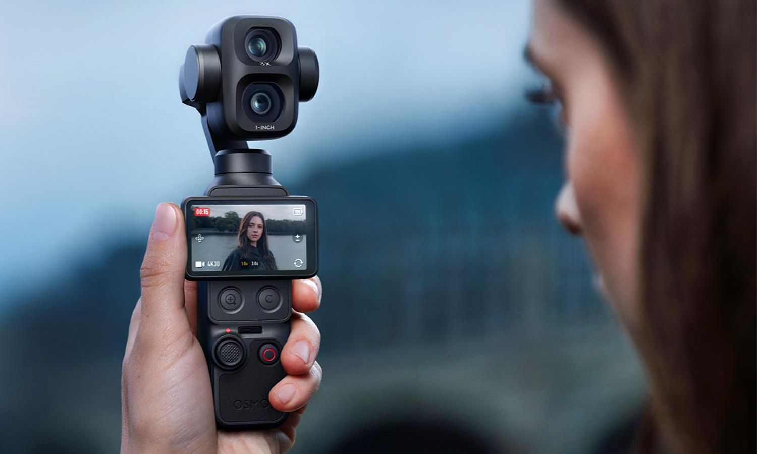 DJI desafia Insta360 com nova Osmo Pocket 4P — aposta em sensor de 1 polegada