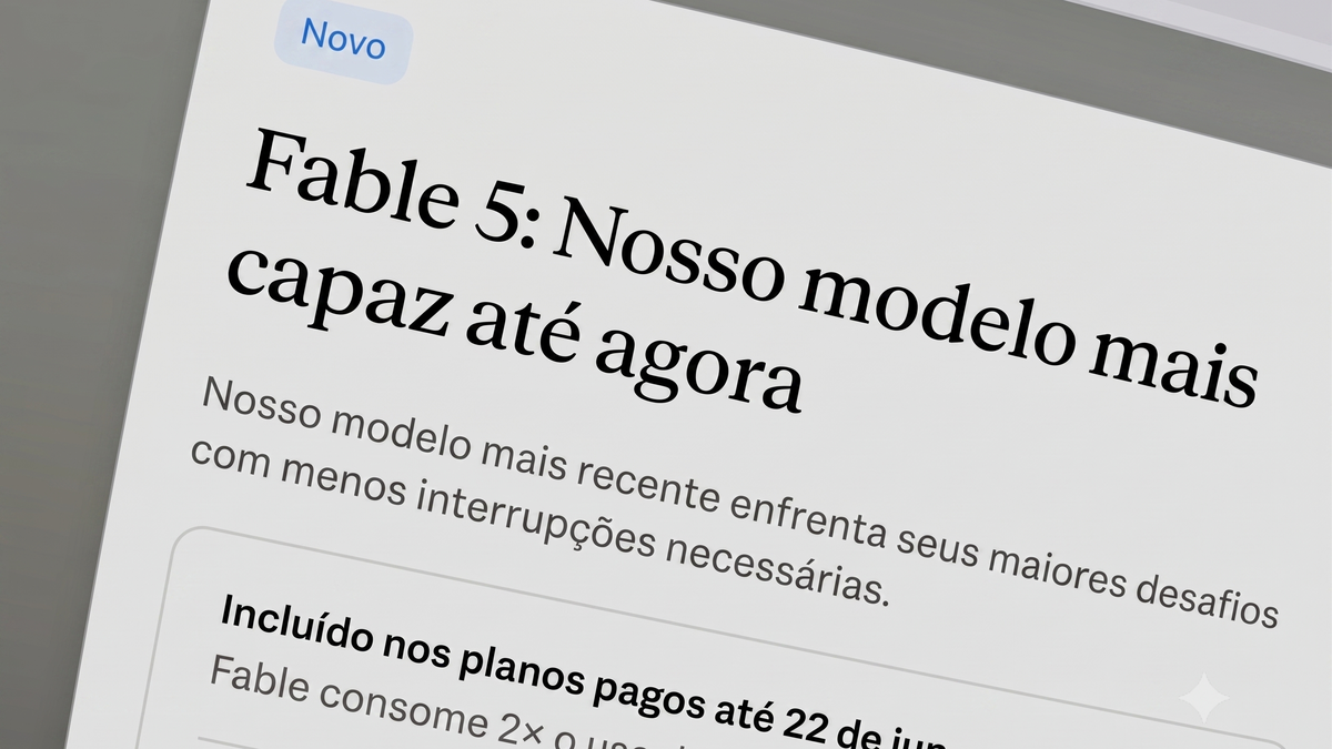 Anthropic lança Claude Fable 5 e impõe retenção de dados para fins de segurança