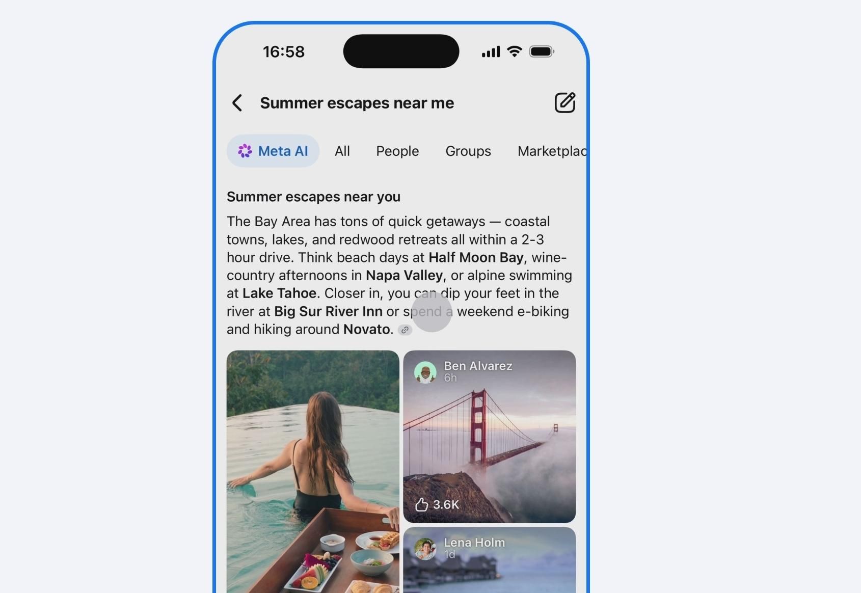 Meta integra posts públicos ao novo modo de busca por IA no Facebook