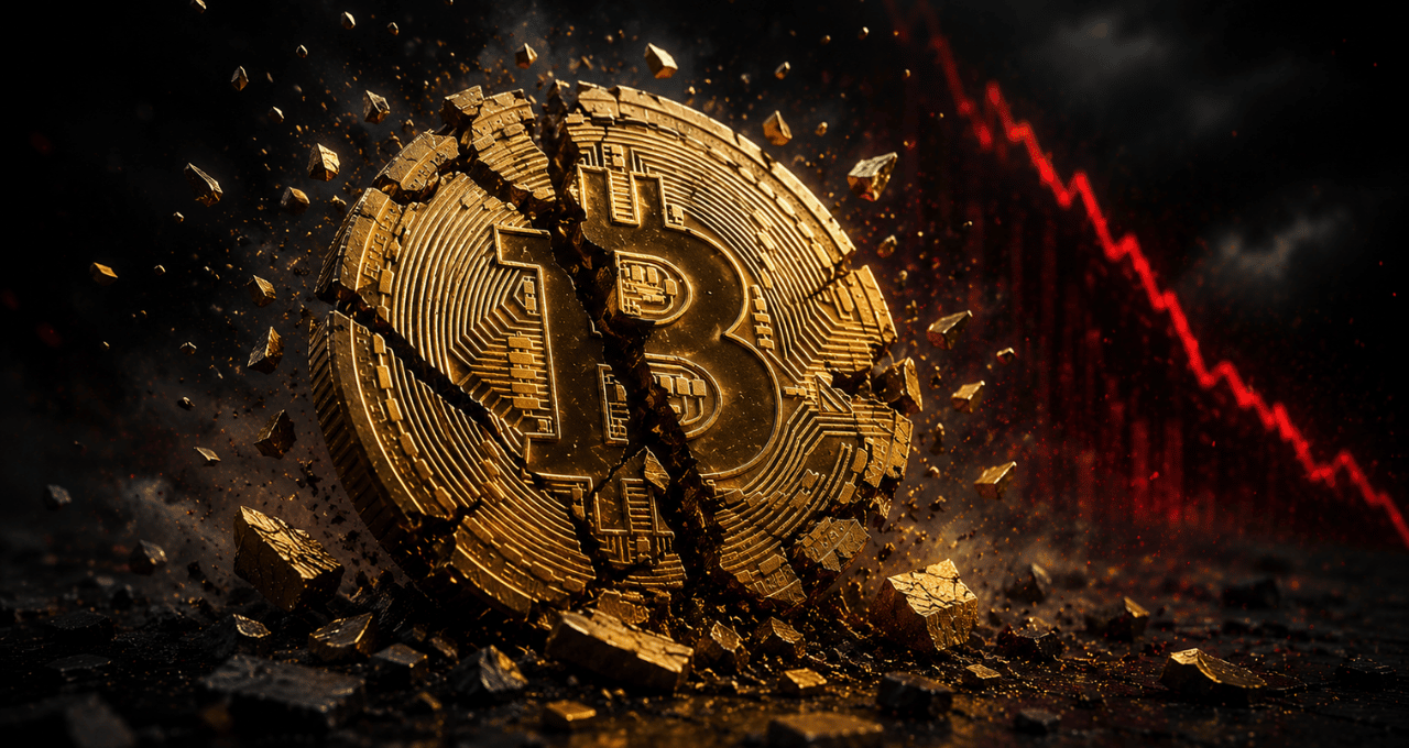 Bitcoin cai abaixo de US$ 83 mil com saídas de ETFs e liquidações