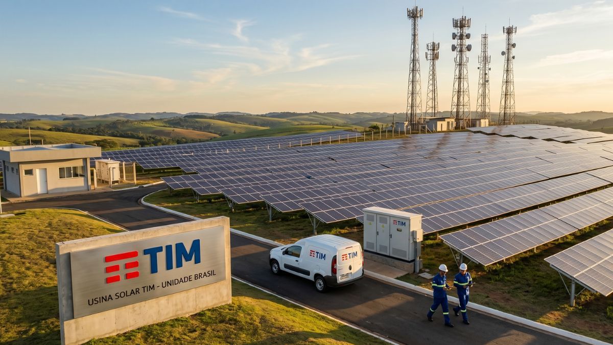 TIM atinge marca de 20 mil antenas movidas por energia renovável própria