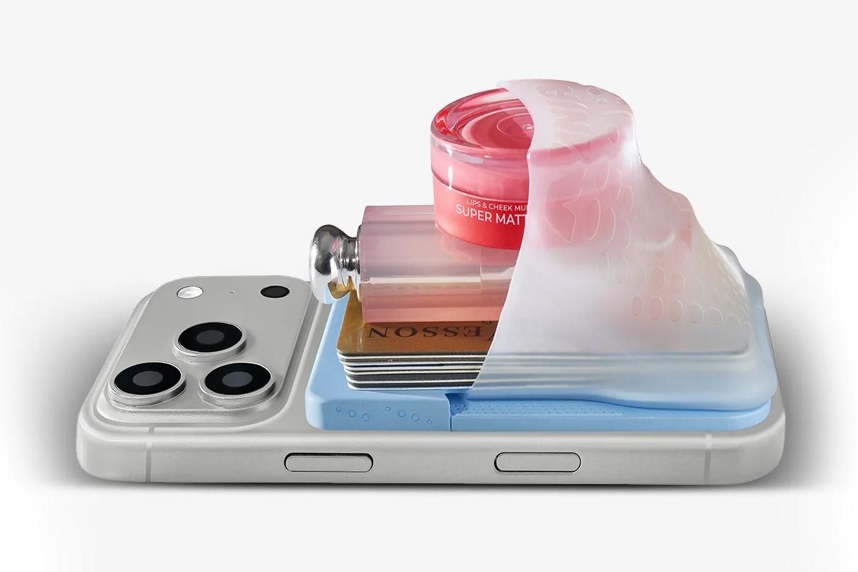 Ninja Labs lança bolsa de silicone para MagSafe que expande armazenamento do iPhone