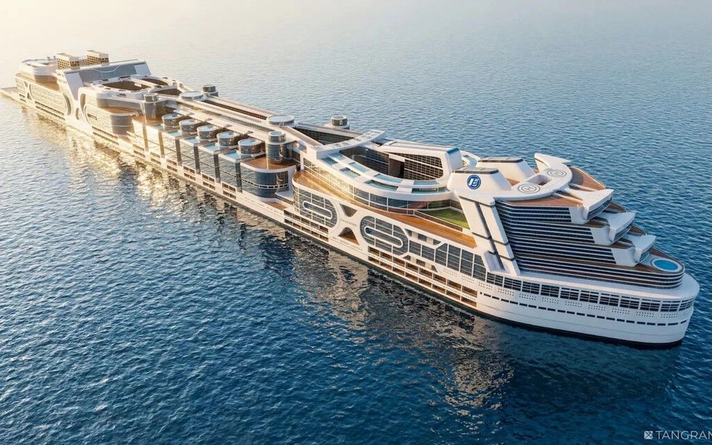 Freedom Ship promete cidade flutuante de 1,6 km — mas o desafio é financeiro